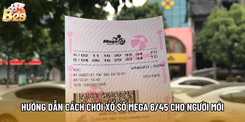 Hướng dẫn cách chơi xổ số Mega 6/45 cho người mới
