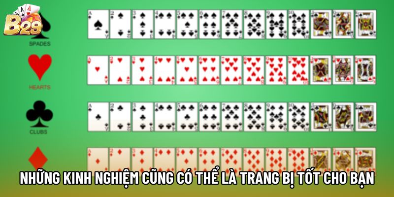 Những kinh nghiệm cũng có thể là trang bị tốt cho bạn