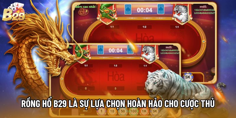 Rồng Hổ B29 là sự lựa chọn hoàn hảo cho cược thủ